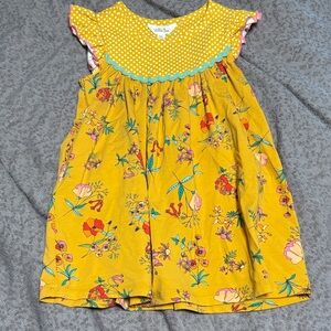 Matilda Jane Yellow Floral Kids Dress